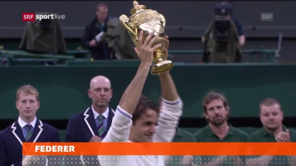 Tennis: Federer in Wimbledon als Nummer 3 gesetzt