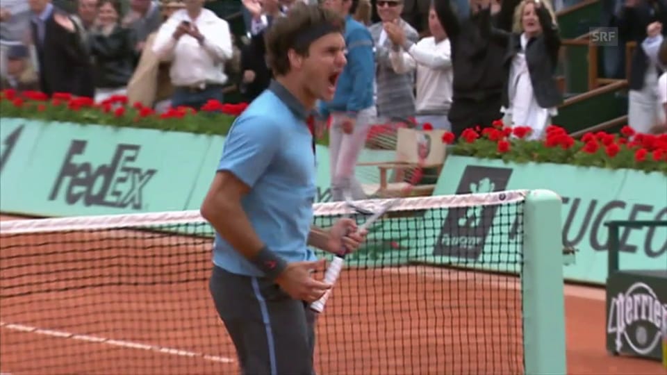 French Open 2009: Federer gewinnt episches Duell gegen Del Potro