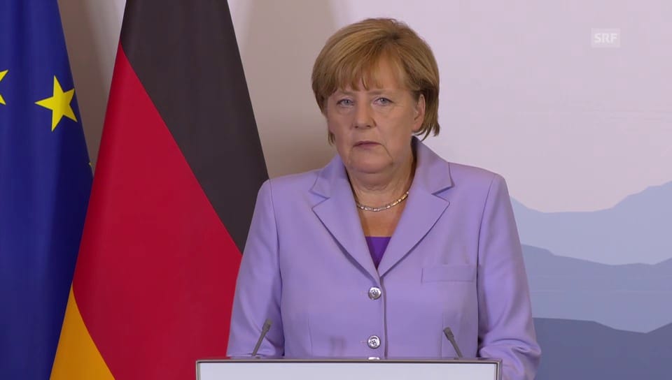 Angela Merkel über die deutsche Flüchtlingspolitik