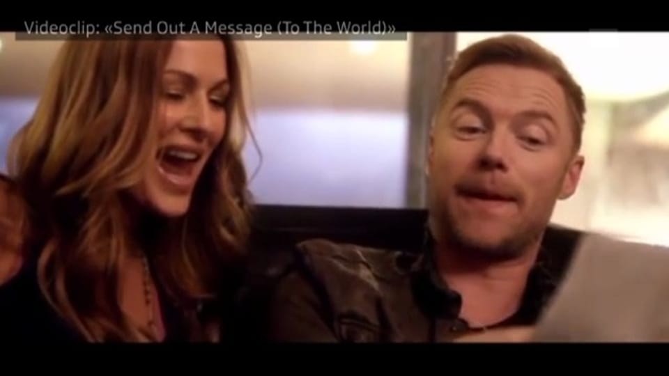 Kirsty Bertarelli und Ronan Keating: «Send Out A Message (To The World)»
