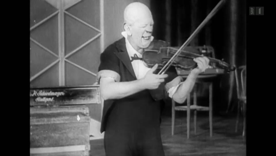 Ausschnitt aus «Grocks Bühnen-Sketch» (1931)