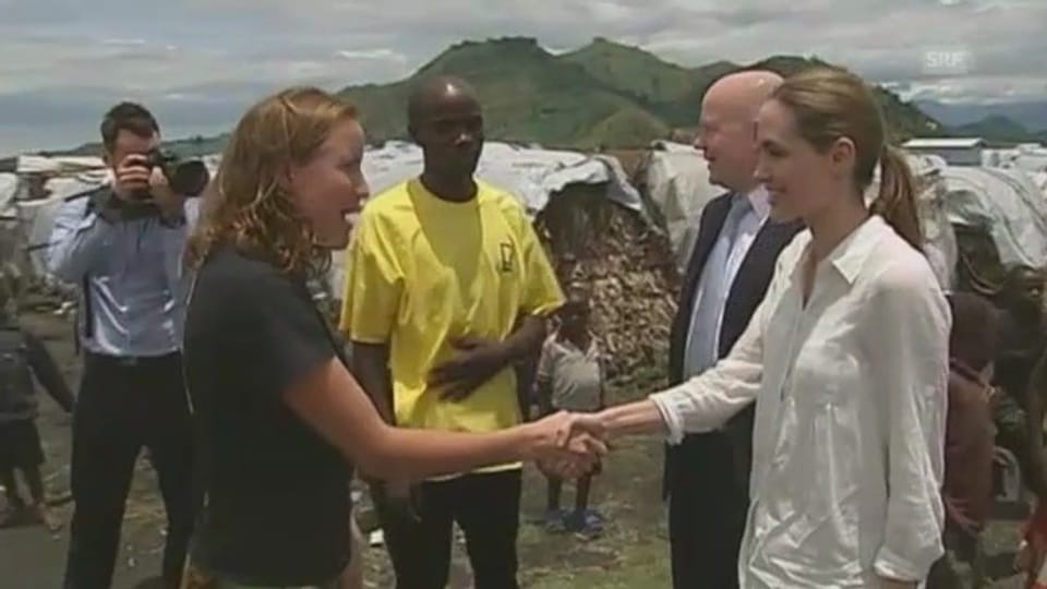 Angelina Jolie in der Demokratischen Republik Kongo