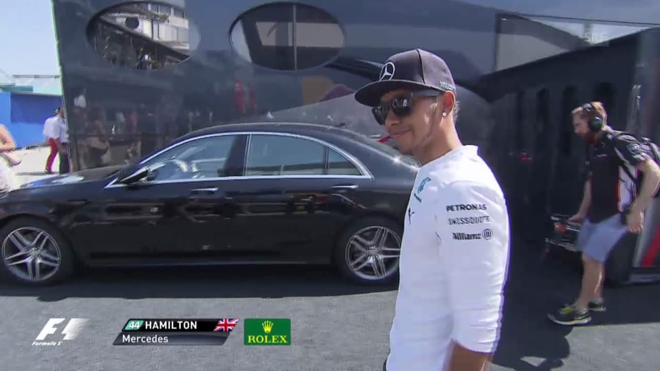Lewis Hamilton vor dem Grossen Preis von Ungarn