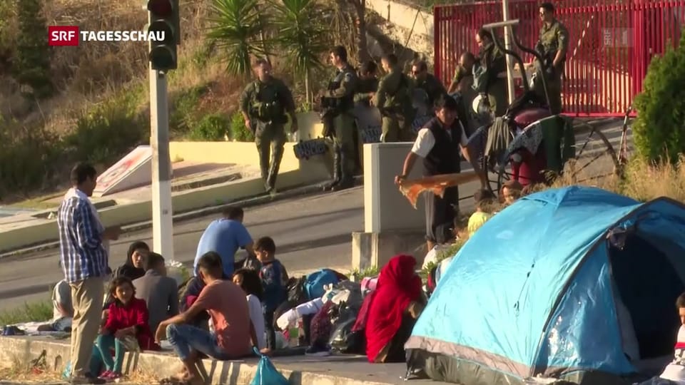 Keine Lösung der EU in der Flüchtlingskrise auf Lesbos