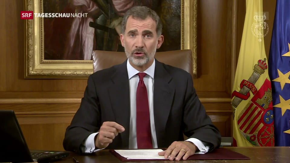 König Felipe stärkt Premier Rajoy den Rücken