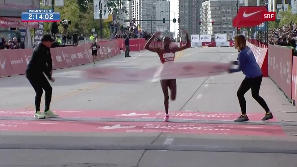 Brigid Kosgei mit Weltrekord am Chicago-Marathon