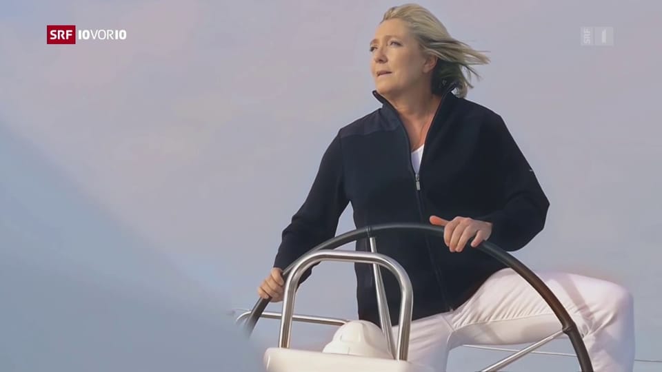Le Pen inszeniert sich als Schiffskapitänin