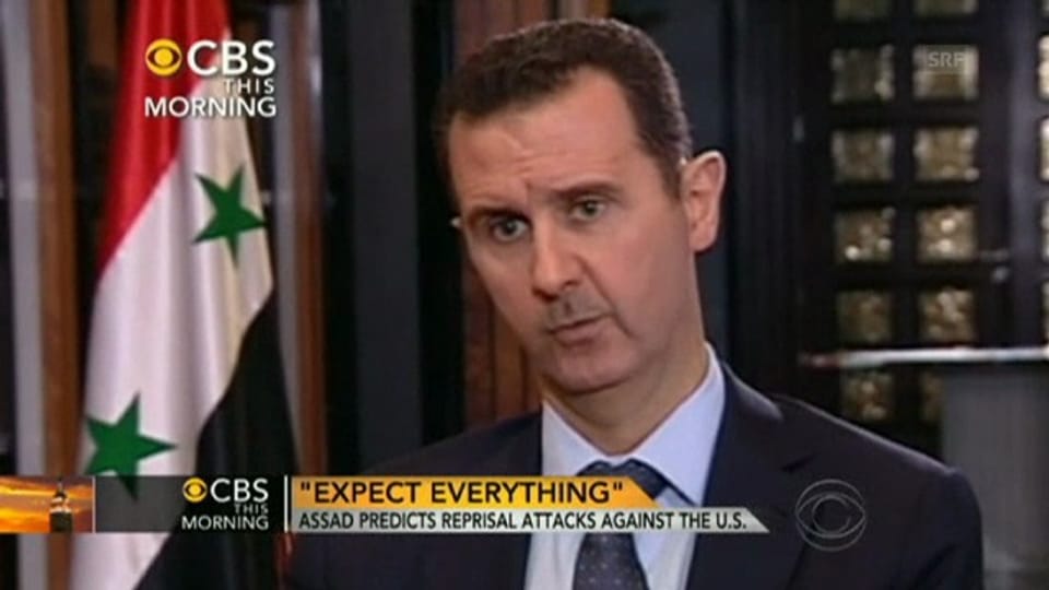 Assad: «Sie müssen mit allem rechnen»