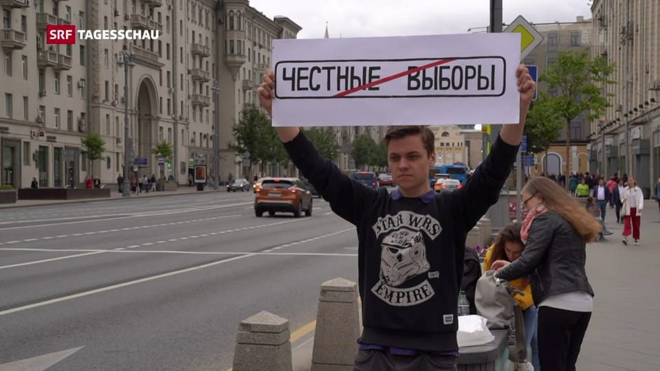 Russische Aktivisten lassen sich nicht einschüchtern