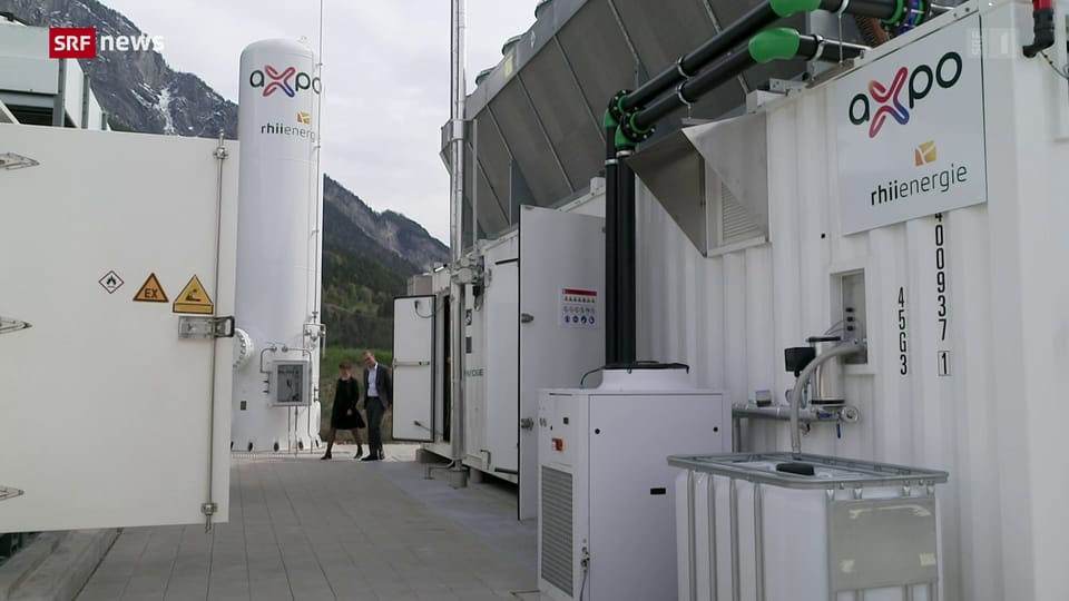 Domat/Ems: Axpo eröffnet grösste Anlage für grünen Wasserstoff