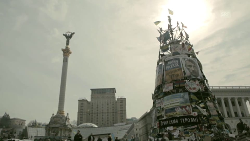 Protest auf dem Maidan: «Wir bleiben stark!»
