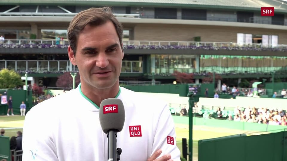 Federer über den «langweiligen» spielfreien Sonntag in Wimbledon