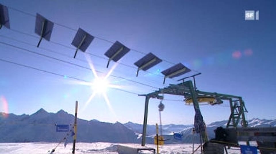 Erster Solar-Skilift im Bündner Safiental