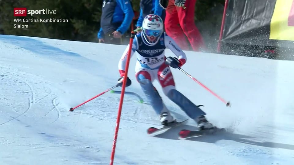 Der Slalom zu WM-Bronze von Michelle Gisin
