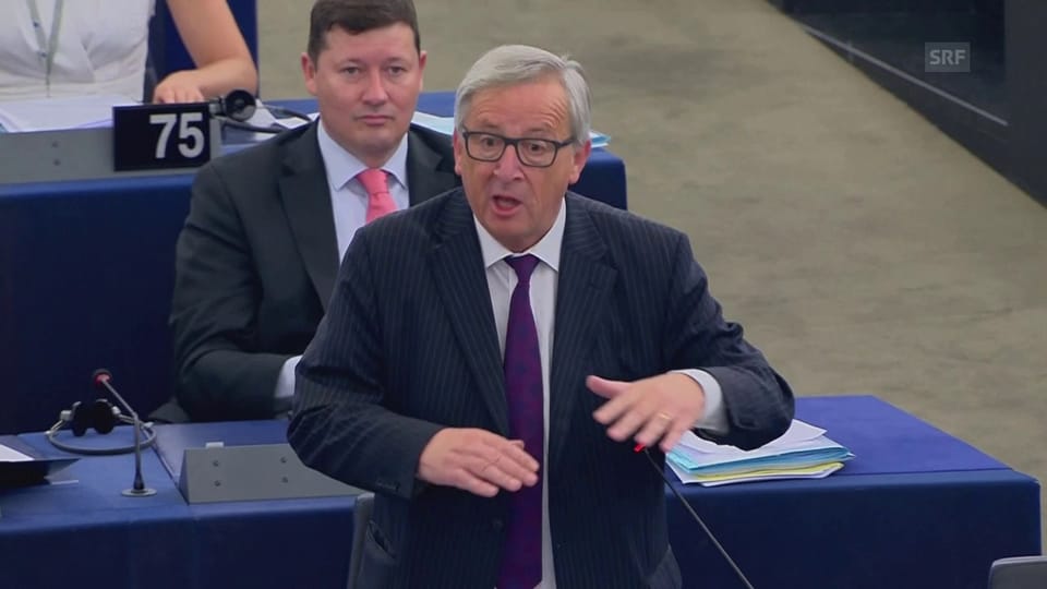 Juncker redet sich in Rage
