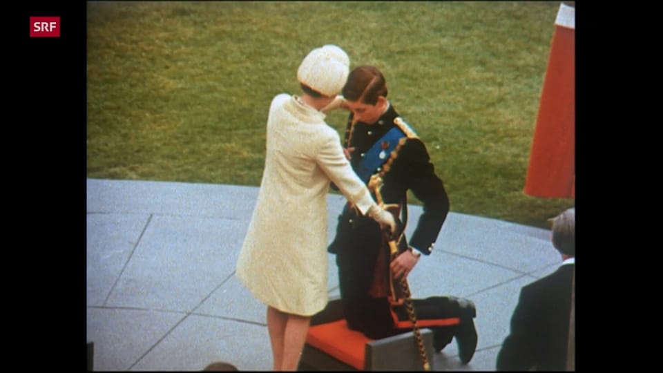 Charles wird 1969 zum Prinz of Wales ernannt