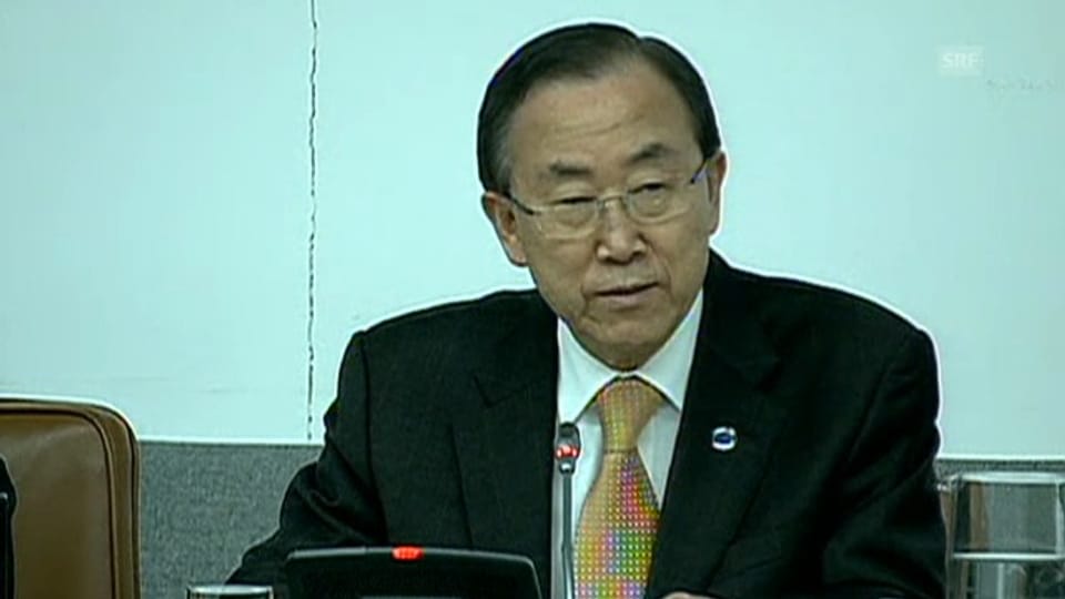 Ban Ki Moon zu den Anschlägen in Boston (englisch)