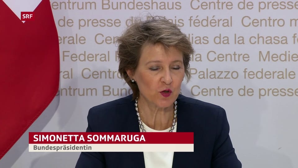 Sommaruga: «Es gibt eine Empfehlung für den ÖV» Sommaruga: «Es gibt eine Empfehlung für den ÖV»