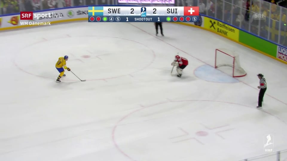 Wie die Schweiz im WM-Final 2018 gegen Schweden verlor