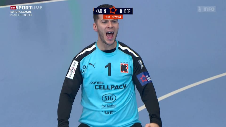 Kadetten-Goalie Pilipovic hält sein Team im Spiel