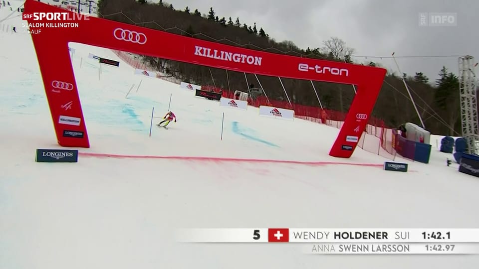 Die Fahrt von Holdener zum 1. Weltcup-Sieg im Slalom