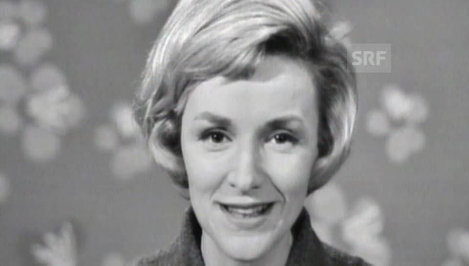 Schnurschachtel basteln: Heidi Abel 1966 in der Kindersendung