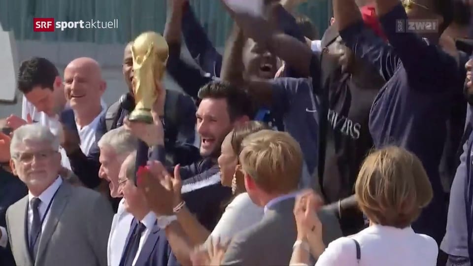 Weltmeister Frankreich gebührend empfangen