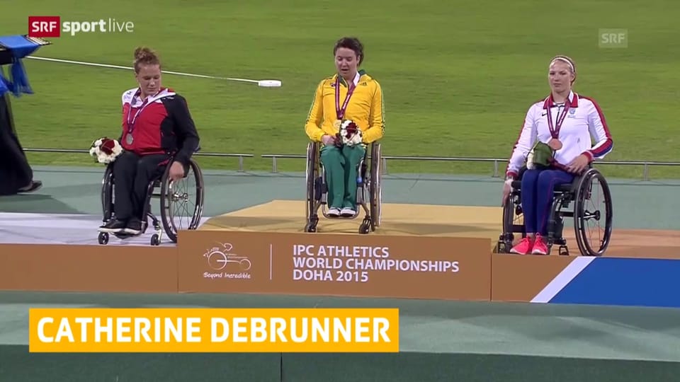 Catherine Debrunner gewinnt Silber in Doha