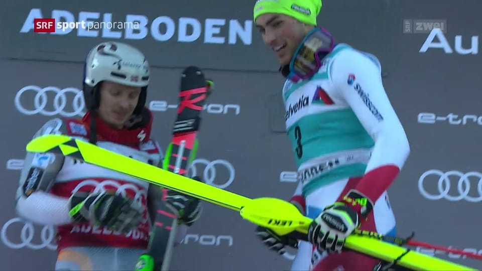 Aus dem Archiv: Yule gewinnt den Adelboden-Slalom 