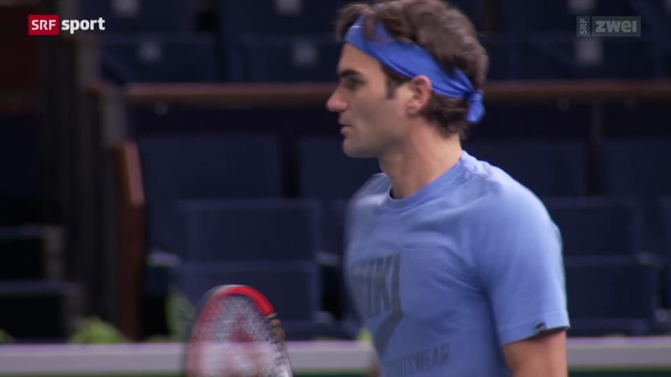 Tennis: Federer startet gegen Anderson