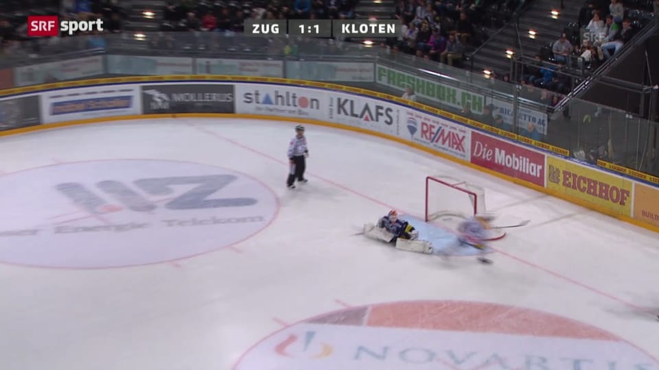 Eishockey: NLA, Zug - Kloten