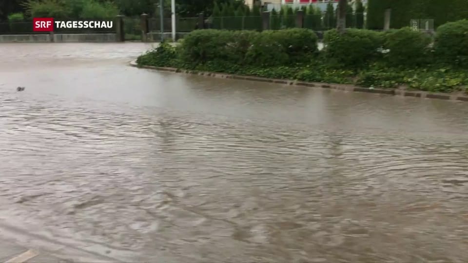 Überschwemmungen im Mittelland