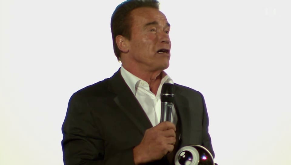 Arnold Schwarzenegger: Ein Auge für den Muskelmann