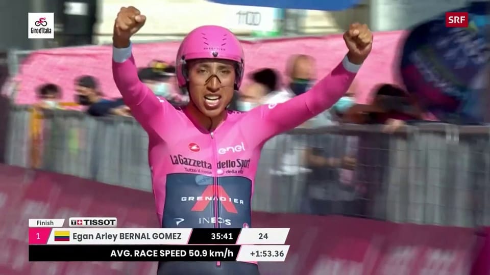 Bernal siegt beim Giro (Quelle: SNTV)