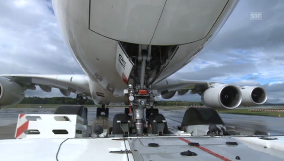 Der Pushback des A380