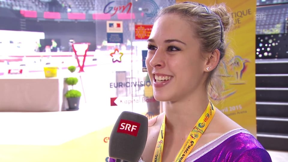 Das Siegerinterview mit Europameisterin Giulia Steingruber