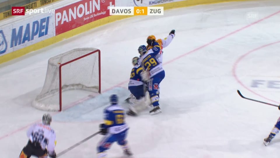 Eishockey: NLA, Playoff-Viertelfinals, Davos - Zug