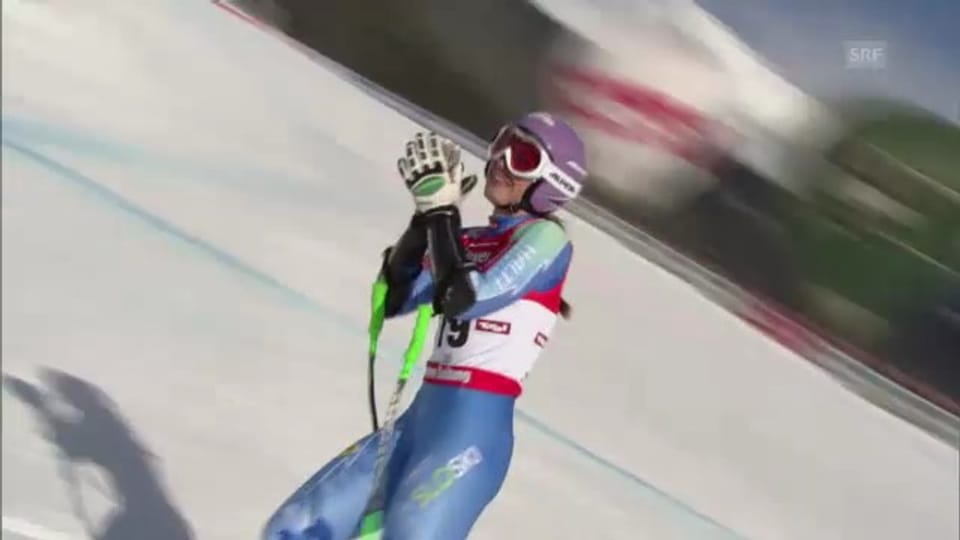 Ski: Tina Mazes Siegerfahrt beim Super-G in St. Anton