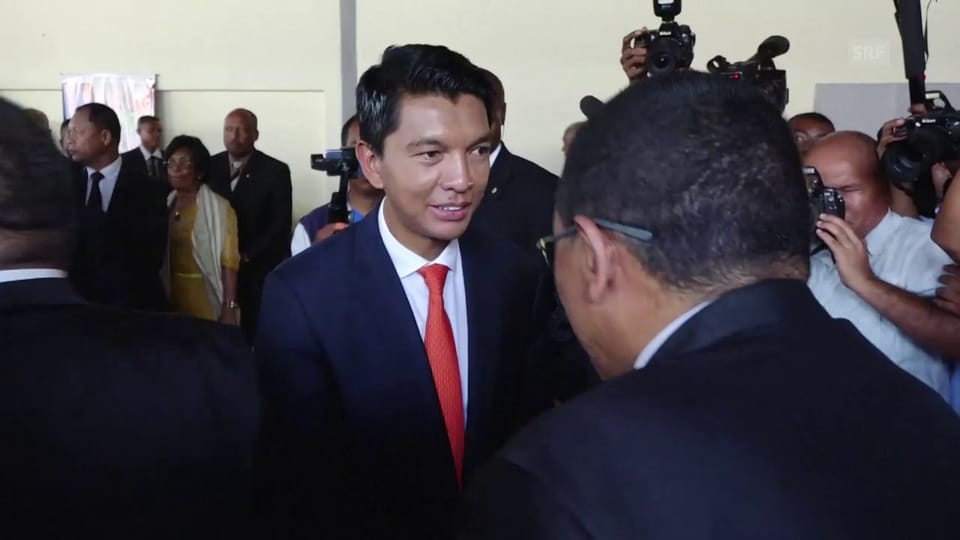 Rajoelina feiert seinen Wahlsieg