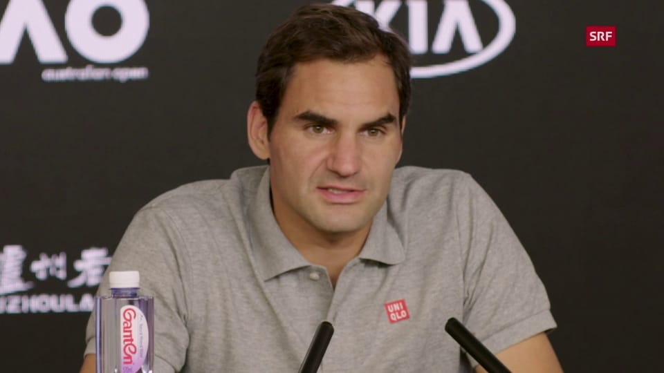 Federer über das Spielen mit der Verletzung