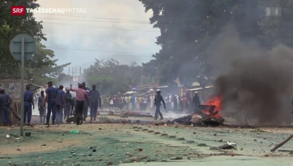 Auschreitungen in Burundi