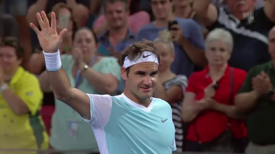 Letztes Direkt-Duell: Federer setzt sich knapp durch