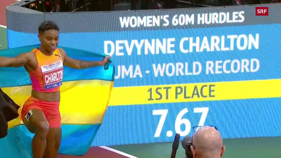 Devynne Charlton bricht Hürden-Weltrekord