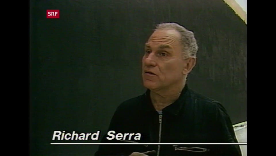 Archiv: Richard Serra 1988 in der Kunsthalle Basel