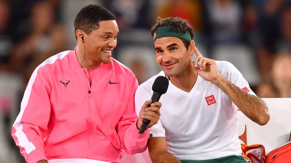 Roger Federer und Trevor Noah: Ein Match für den Tourismus
