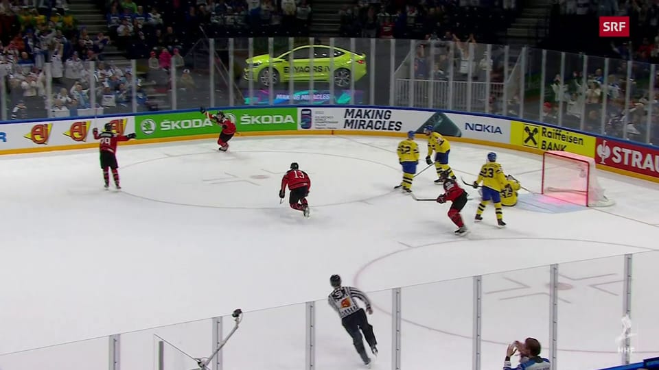 Die 3 letzten Tore Kanadas gegen Schweden