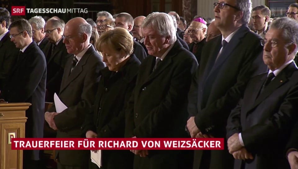 Trauerfeier für Richard von Weizsäcker