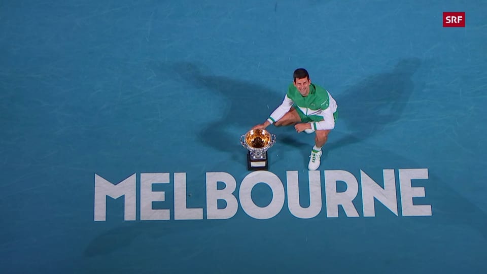 Aus dem Archiv: Djokovic gewinnt seine 9. Trophäe bei den Australian Open