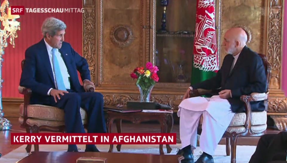 Kerry vermittelt in Afghanistan