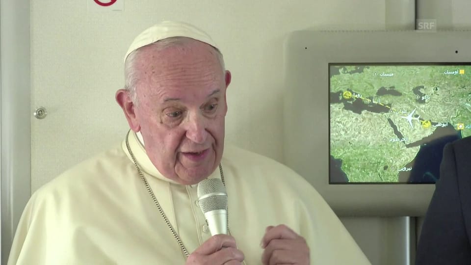 Papst Franziskus: «Es stimmt, es ist ein Problem»
